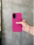 Чохол Silicone case з відкритою камерою на iPhone 16 Dragon Fruit (13)