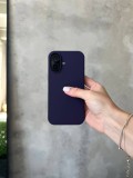 Чохол Silicone case з відкритою камерою на iPhone 16 Elderberry (32)