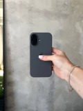 Чохол Silicone case з відкритою камерою на iPhone 16 Graphite (24)