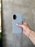 Чохол Silicone case з відкритою камерою на iPhone 16 Mist Blue (19)