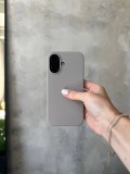 Чохол Silicone case з відкритою камерою на iPhone 16 Pebble (14)
