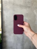 Чохол Silicone case з відкритою камерою на iPhone 16 Plum (12)