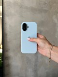 Чохол Silicone case з відкритою камерою на iPhone 16 Sky Blue (33)