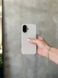Чохол Silicone case з відкритою камерою на iPhone 16 Stone (15)