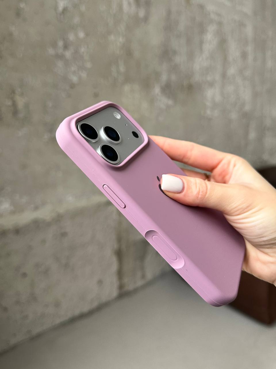 Чохол Silicone case з відкритою камерою на iPhone 17 Pro Max Blueberry (20)