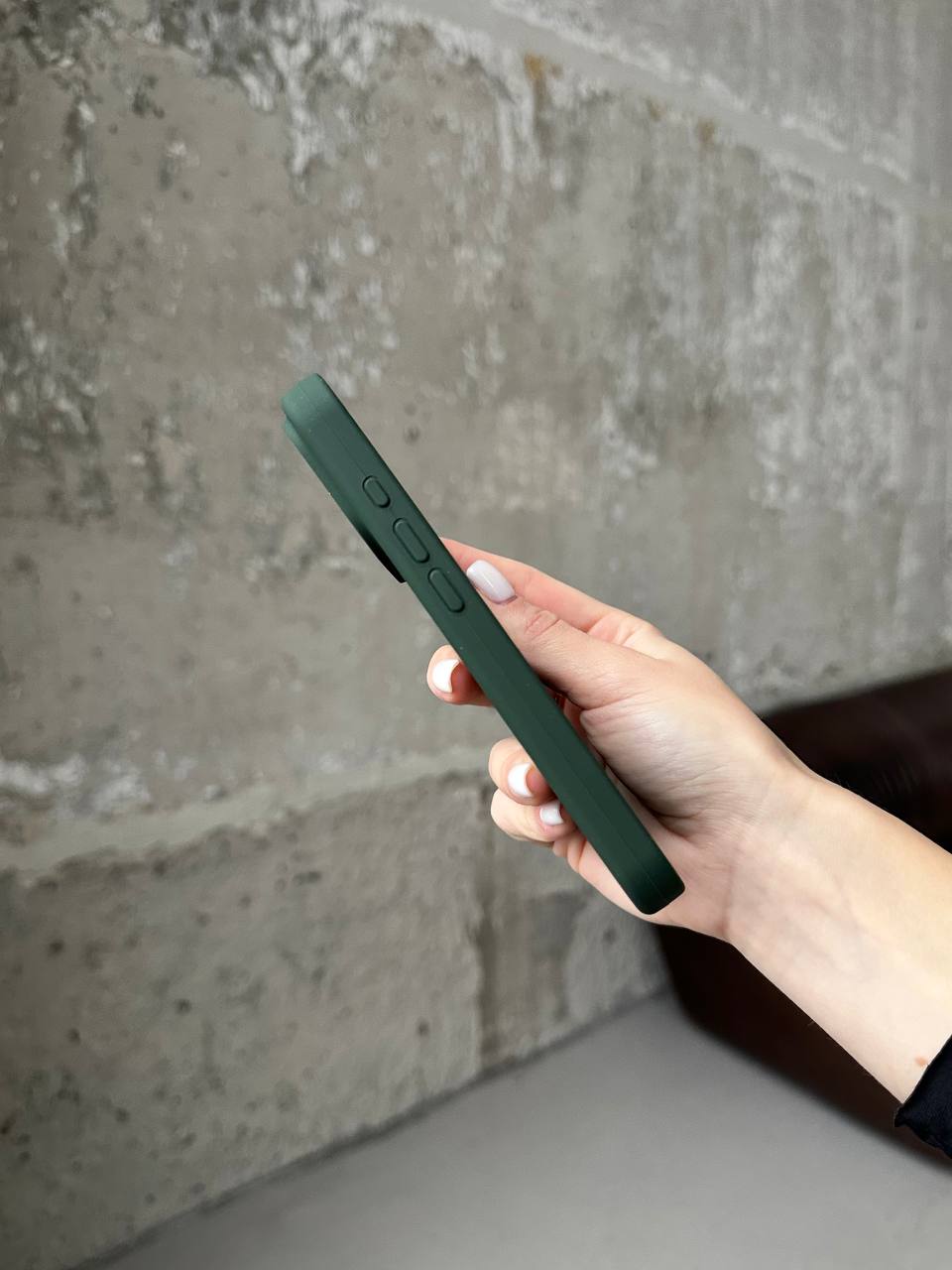 Чохол Silicone case з відкритою камерою на iPhone 17 Pro Max Cyprus Green (28)