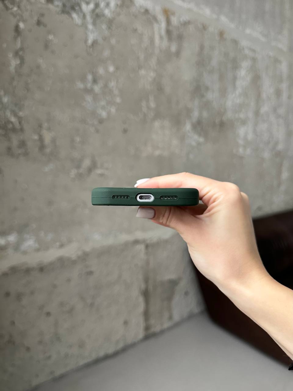 Чохол Silicone case з відкритою камерою на iPhone 17 Pro Max Cyprus Green (28)