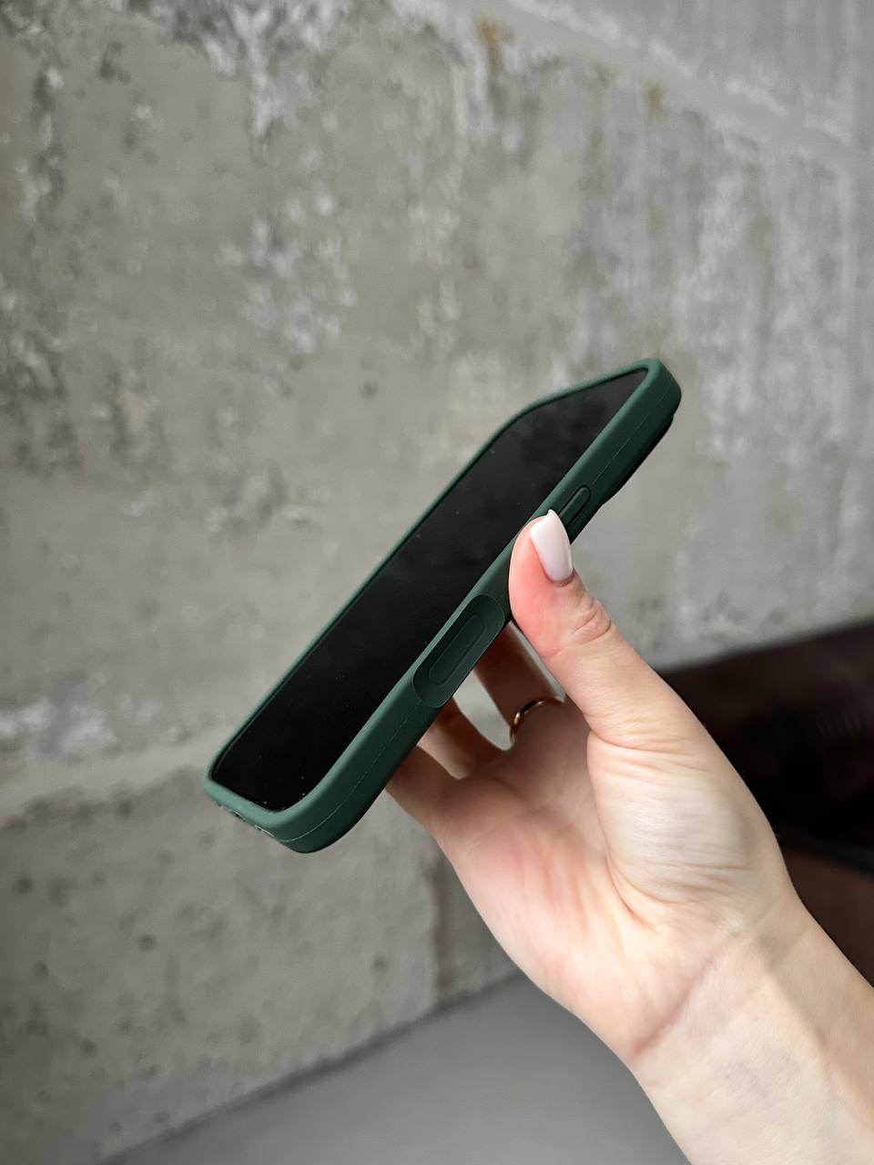 Чохол Silicone case з відкритою камерою на iPhone 17 Pro Max Cyprus Green (28)
