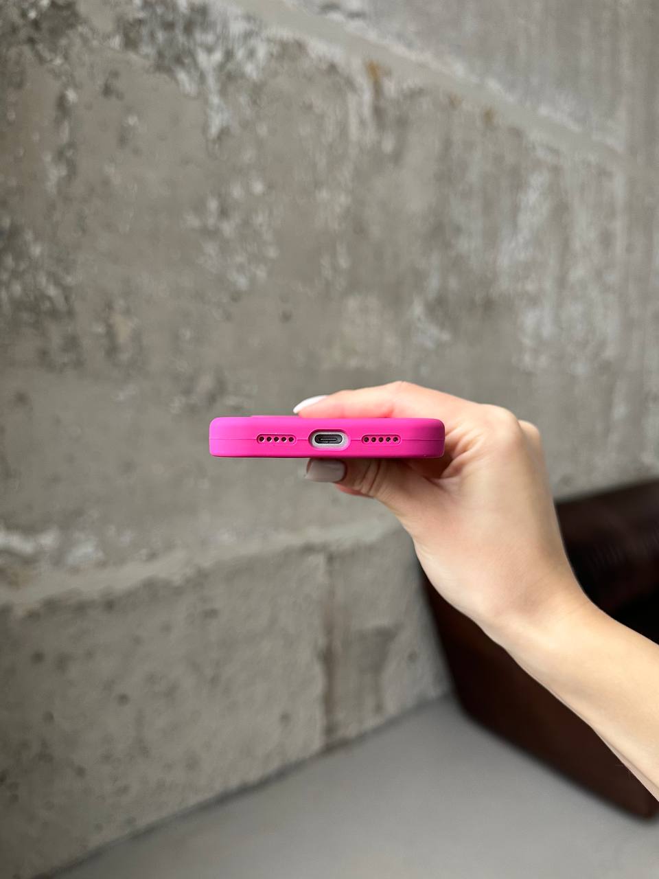 Чохол Silicone case з відкритою камерою на iPhone 17 Pro Max Dragon Fruit (13)