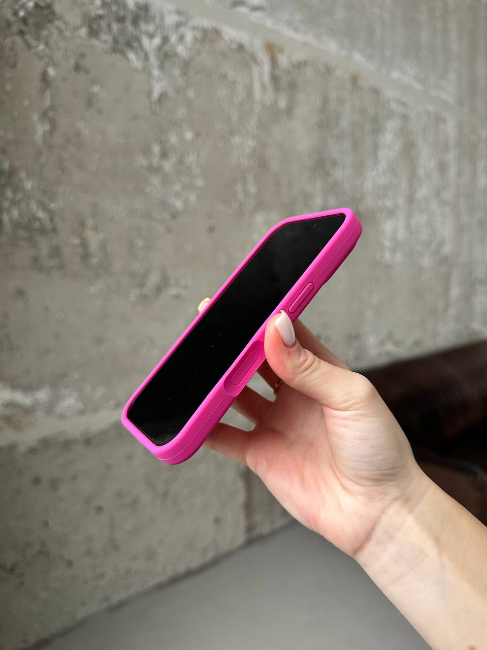 Чохол Silicone case з відкритою камерою на iPhone 17 Pro Max Dragon Fruit (13)