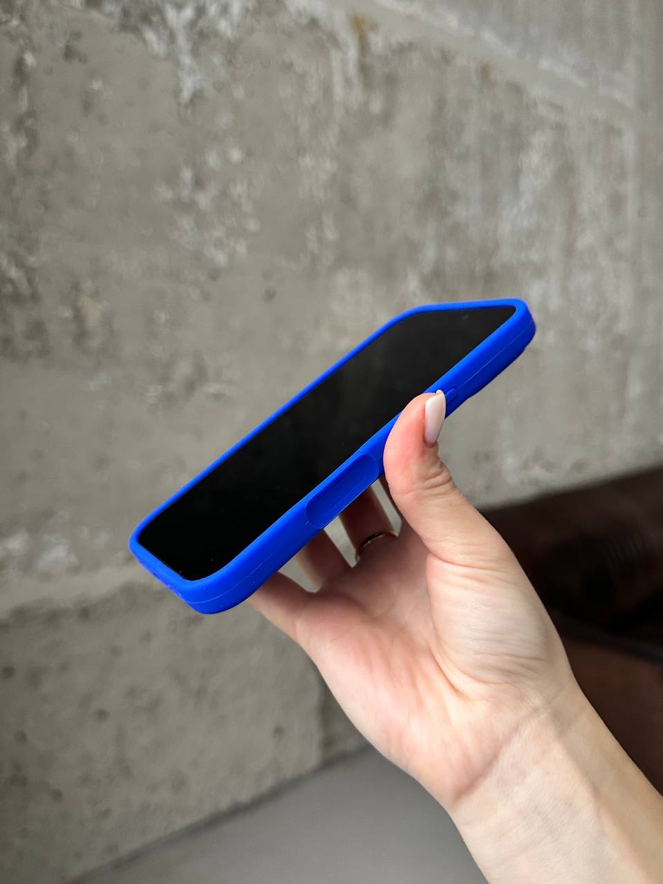 Чохол Silicone case з відкритою камерою на iPhone 17 Pro Max Electric Blue (29)