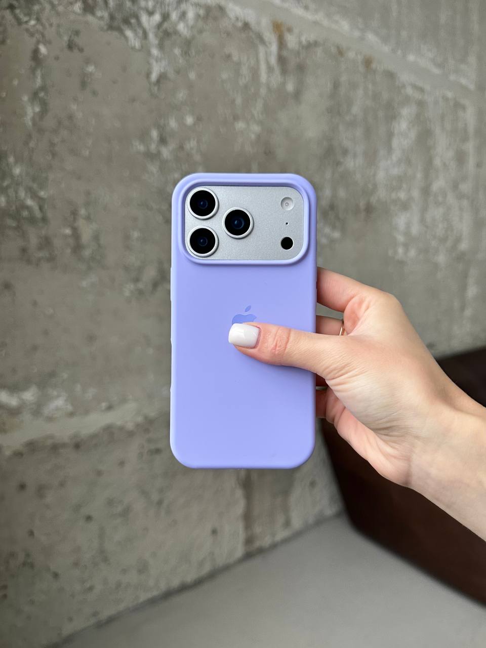 Чохол Silicone case з відкритою камерою на iPhone 17 Pro Elegant Purple (23)