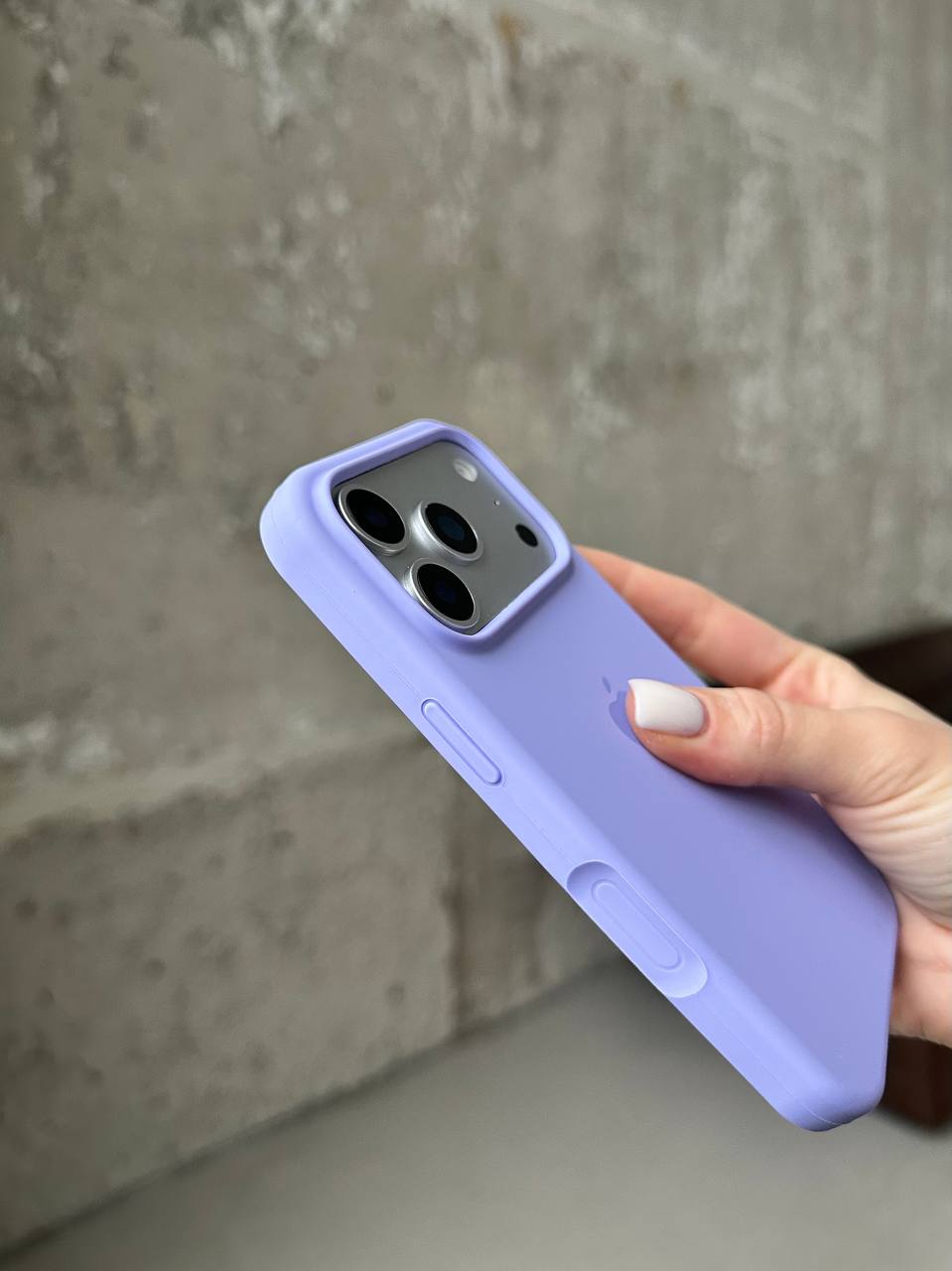 Чохол Silicone case з відкритою камерою на iPhone 17 Pro Max Elegant Purple (23)
