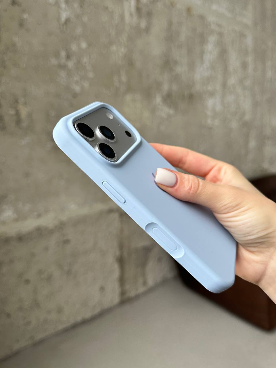 Чохол Silicone case з відкритою камерою на iPhone 17 Pro Max Lilac (05)
