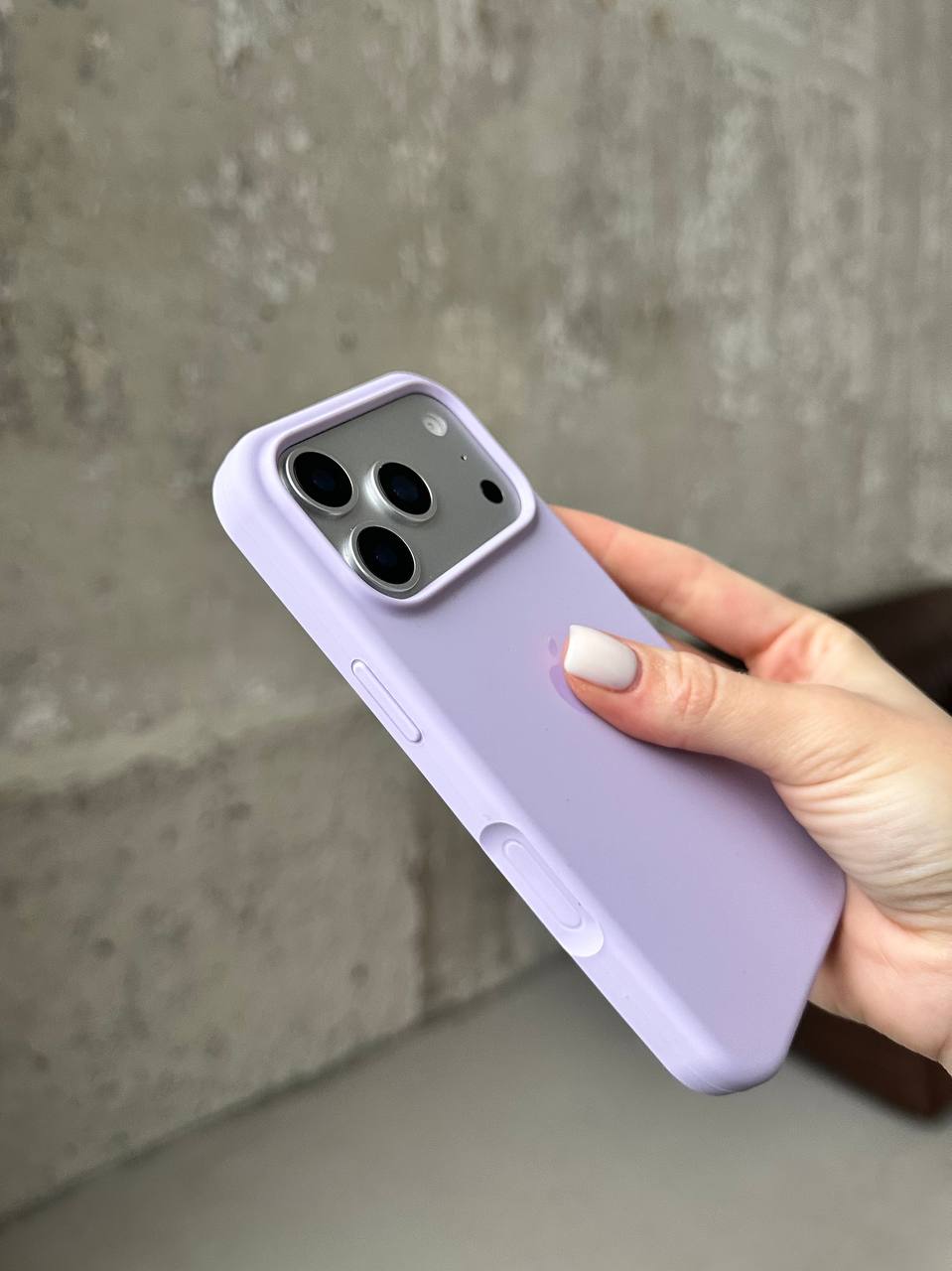 Чохол Silicone case з відкритою камерою на iPhone 17 Pro Max Lilac Purple (25)