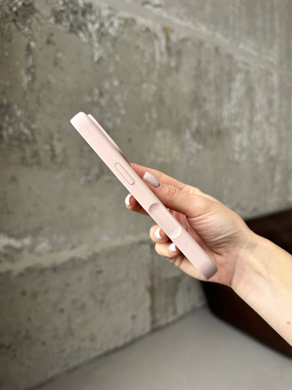 Чохол Silicone case з відкритою камерою на iPhone 17 Pro Max Pink Sand (26)