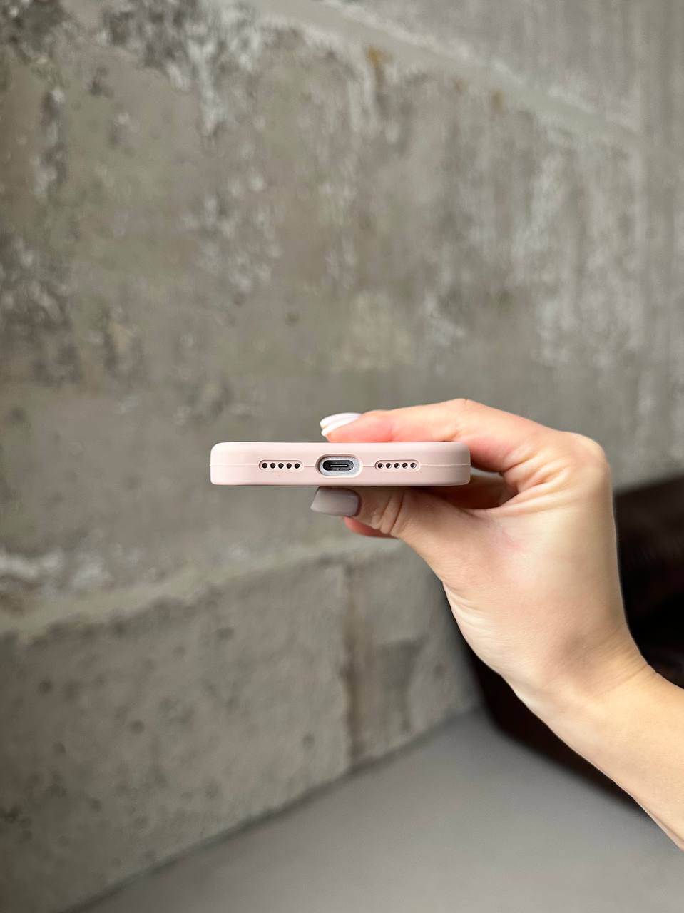 Чохол Silicone case з відкритою камерою на iPhone 17 Pro Max Pink Sand (26)