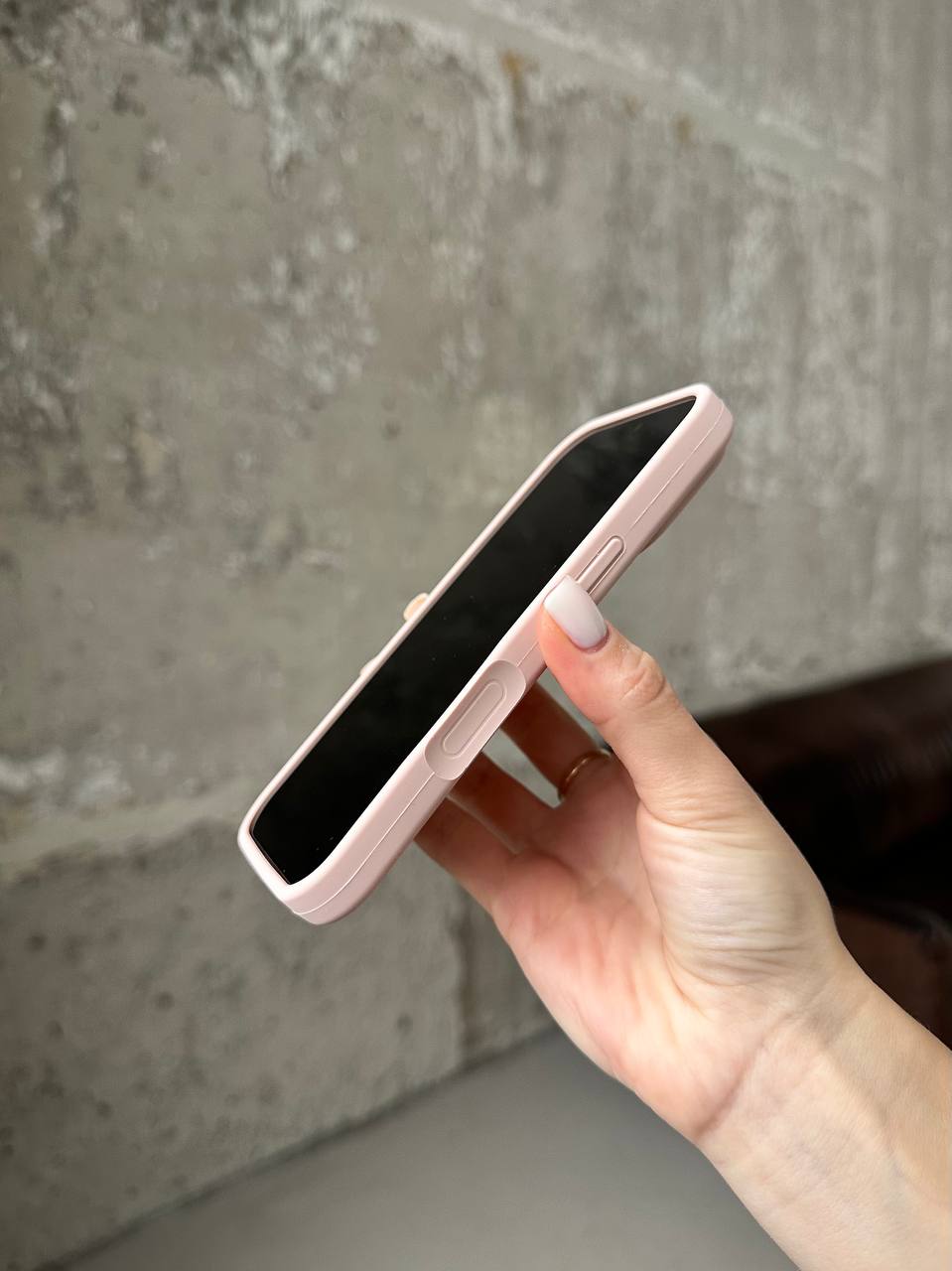 Чохол Silicone case з відкритою камерою на iPhone 17 Pro Max Pink Sand (26)