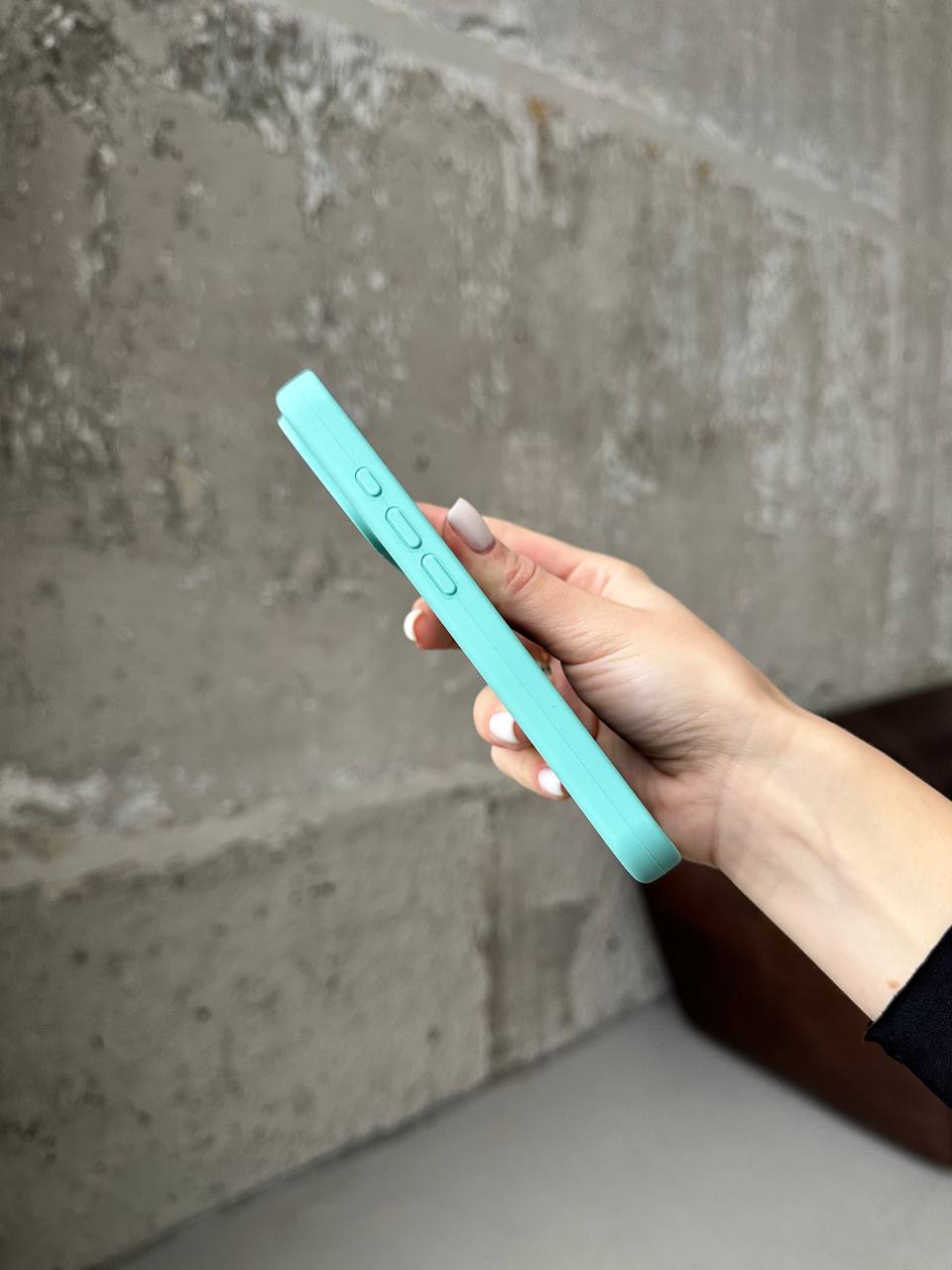 Чохол Silicone case з відкритою камерою на iPhone 17 Pro Max Sea Blue (10)