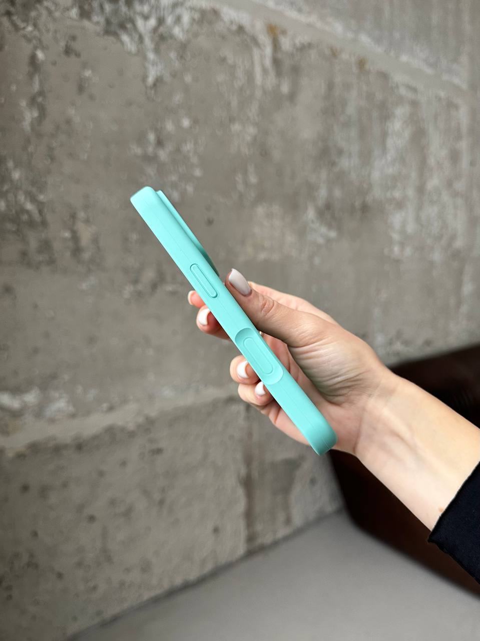 Чохол Silicone case з відкритою камерою на iPhone 17 Pro Max Sea Blue (10)