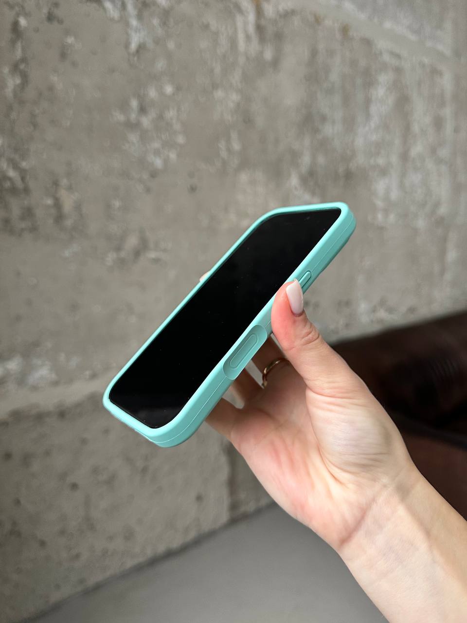 Чохол Silicone case з відкритою камерою на iPhone 17 Pro Max Sea Blue (10)