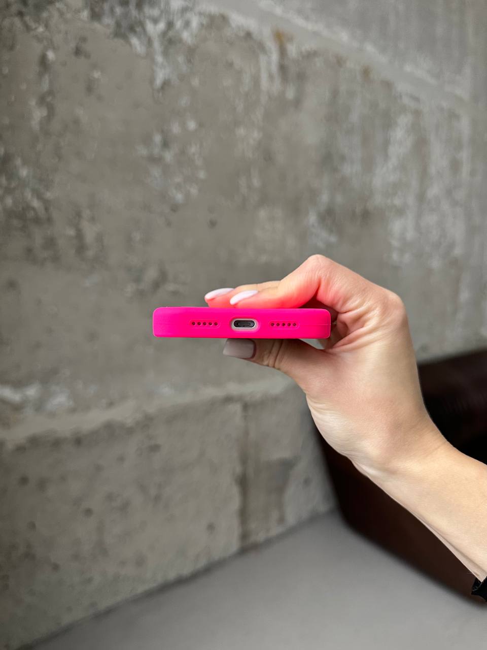 Чохол Silicone case з відкритою камерою на iPhone 17 Pro Max Shiny Pink (35)