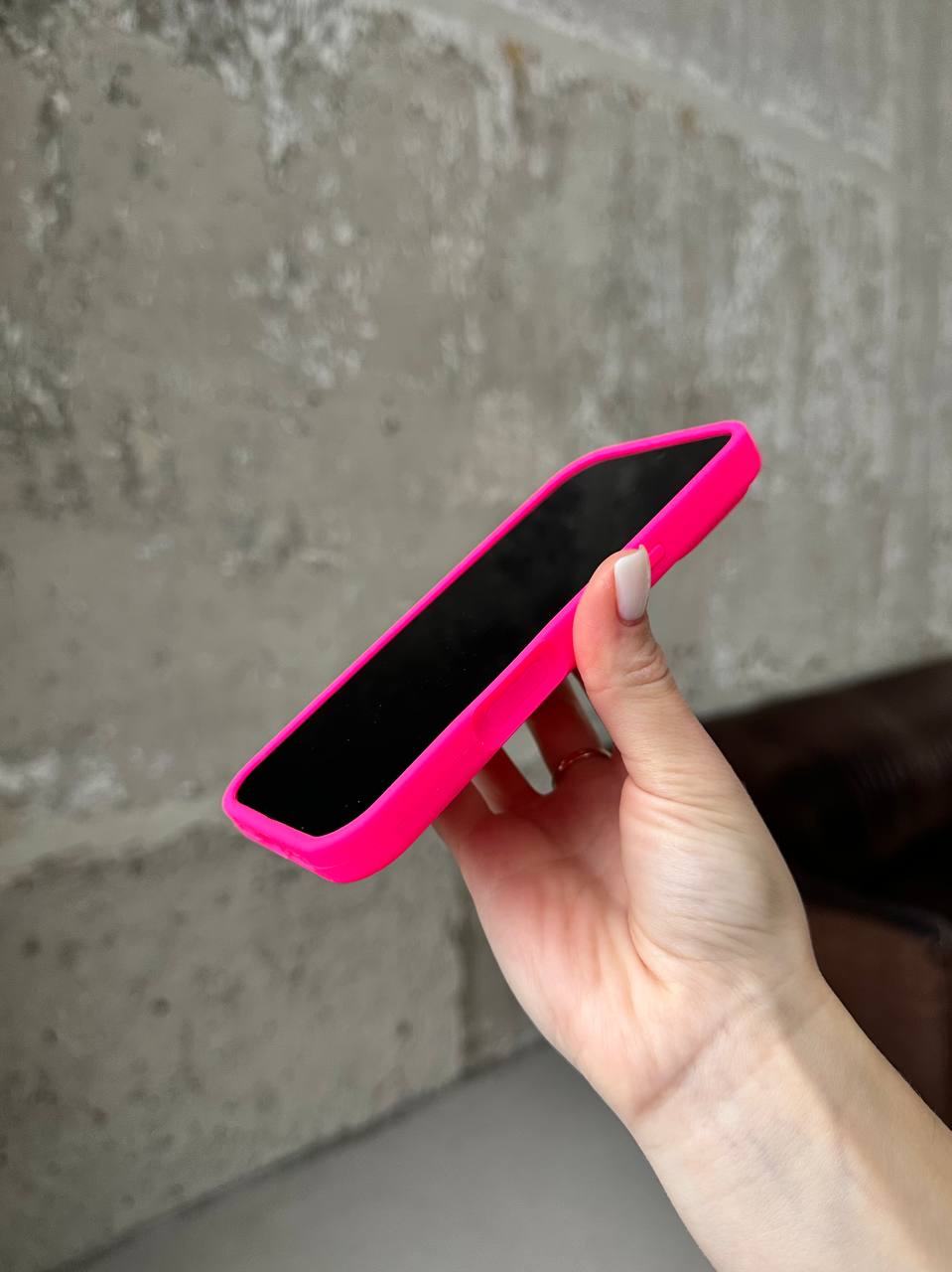 Чохол Silicone case з відкритою камерою на iPhone 17 Pro Max Shiny Pink (35)