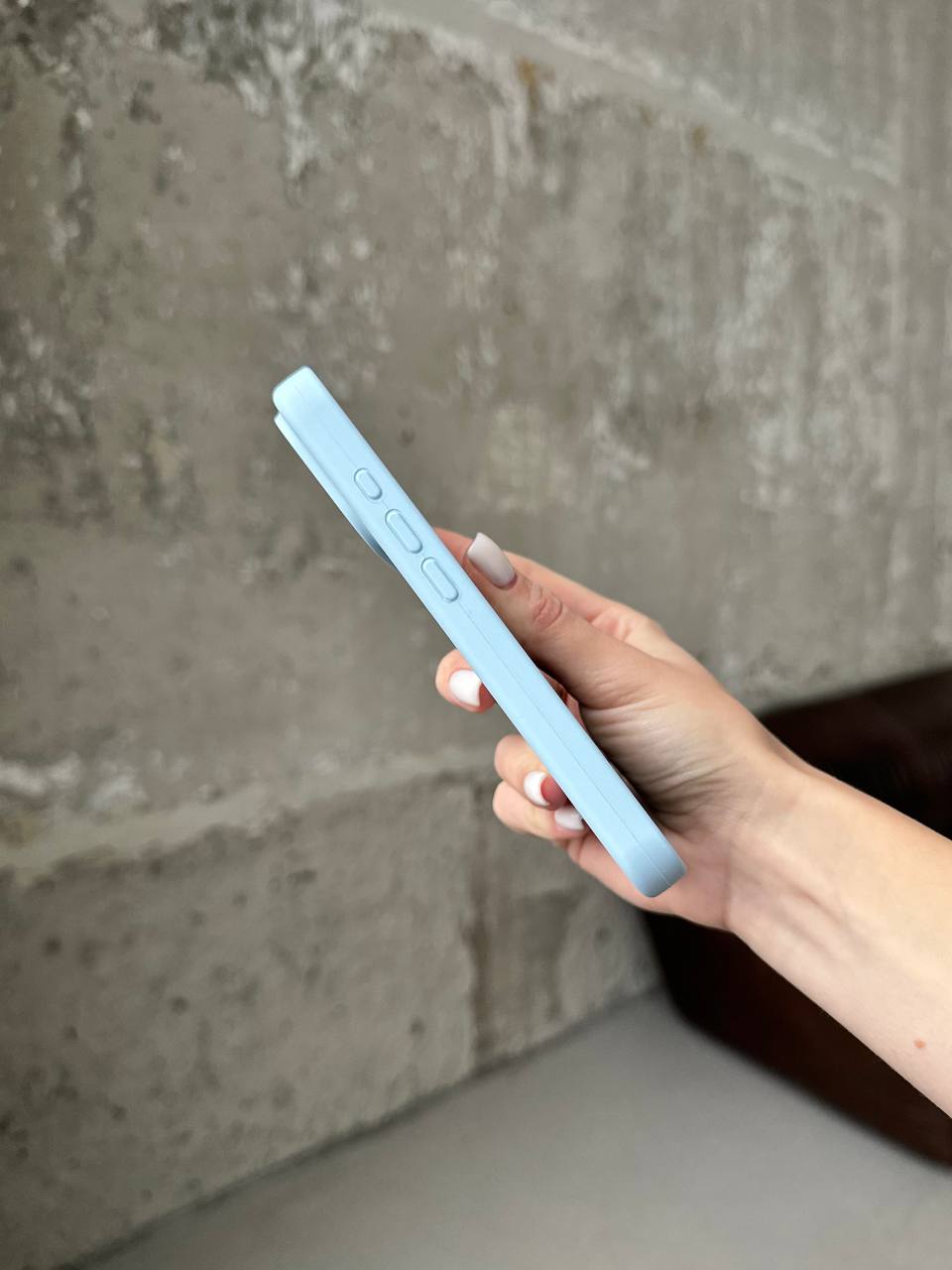 Чохол Silicone case з відкритою камерою на iPhone 17 Pro Max Sky Blue (33)