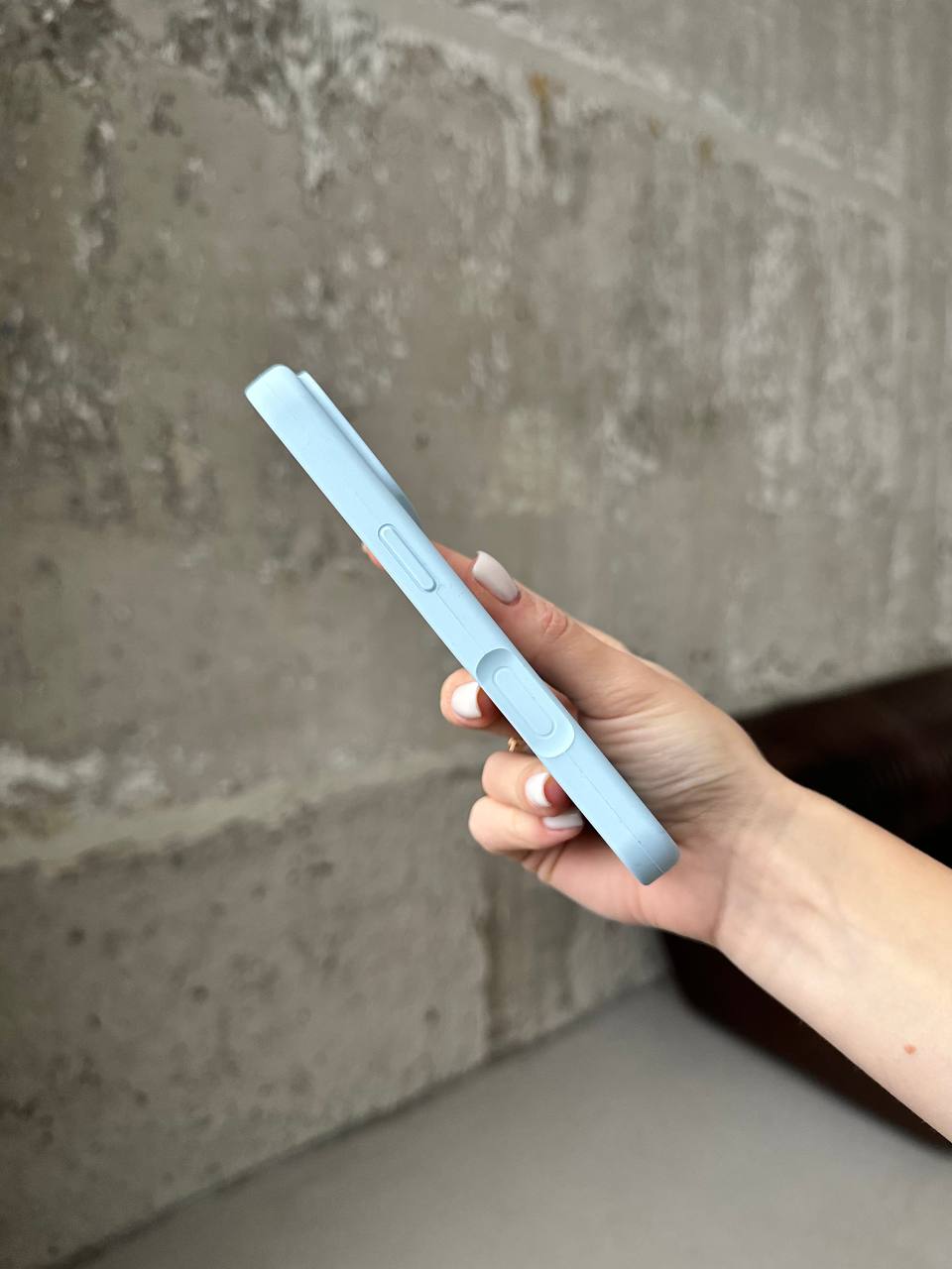 Чохол Silicone case з відкритою камерою на iPhone 17 Pro Max Sky Blue (33)