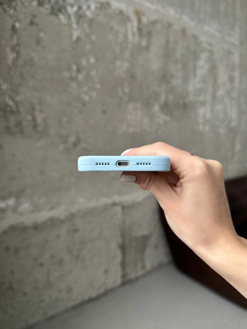 Чохол Silicone case з відкритою камерою на iPhone 17 Pro Max Sky Blue (33)