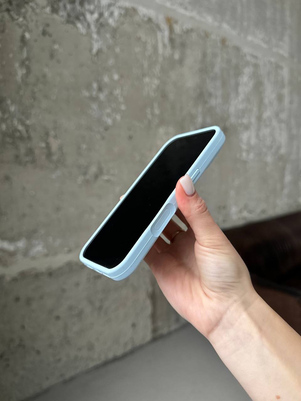 Чохол Silicone case з відкритою камерою на iPhone 17 Pro Max Sky Blue (33)