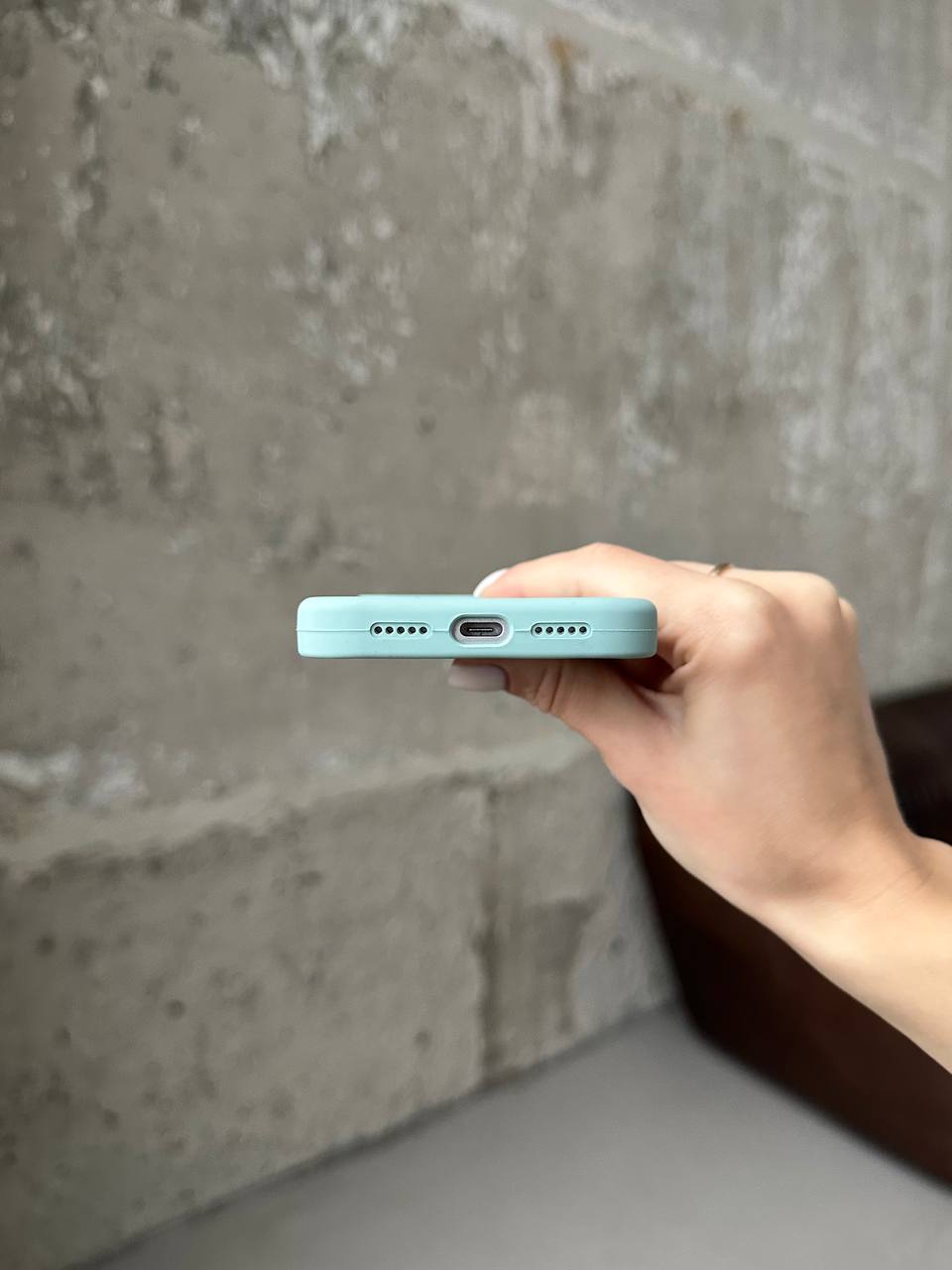 Чохол Silicone case з відкритою камерою на iPhone 17 Pro Max Turquoise (31)