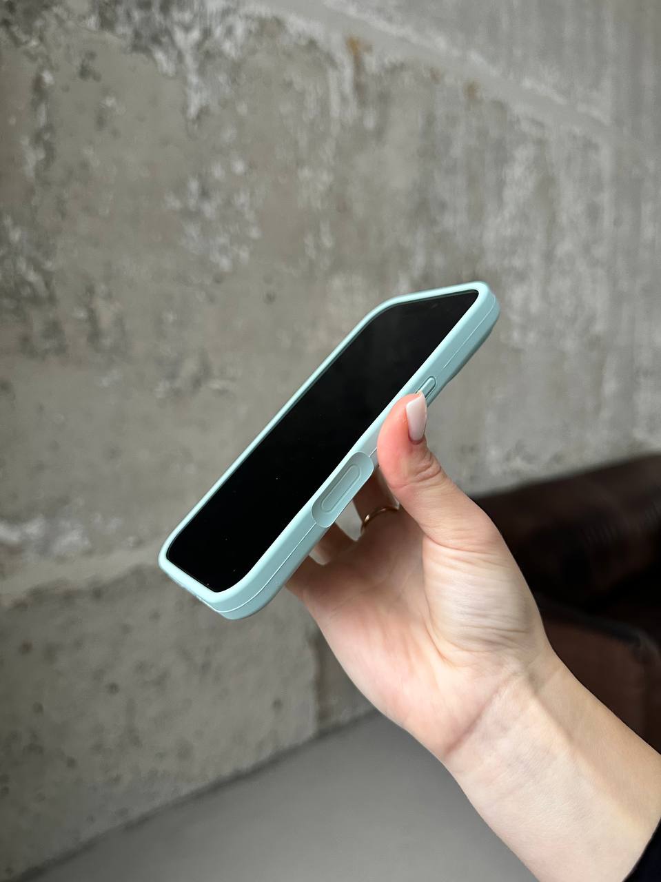 Чохол Silicone case з відкритою камерою на iPhone 17 Pro Max Turquoise (31)