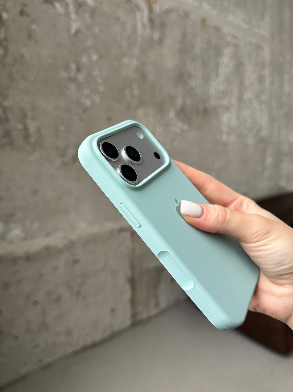 Чохол Silicone case з відкритою камерою на iPhone 17 Pro Max Turquoise (31)