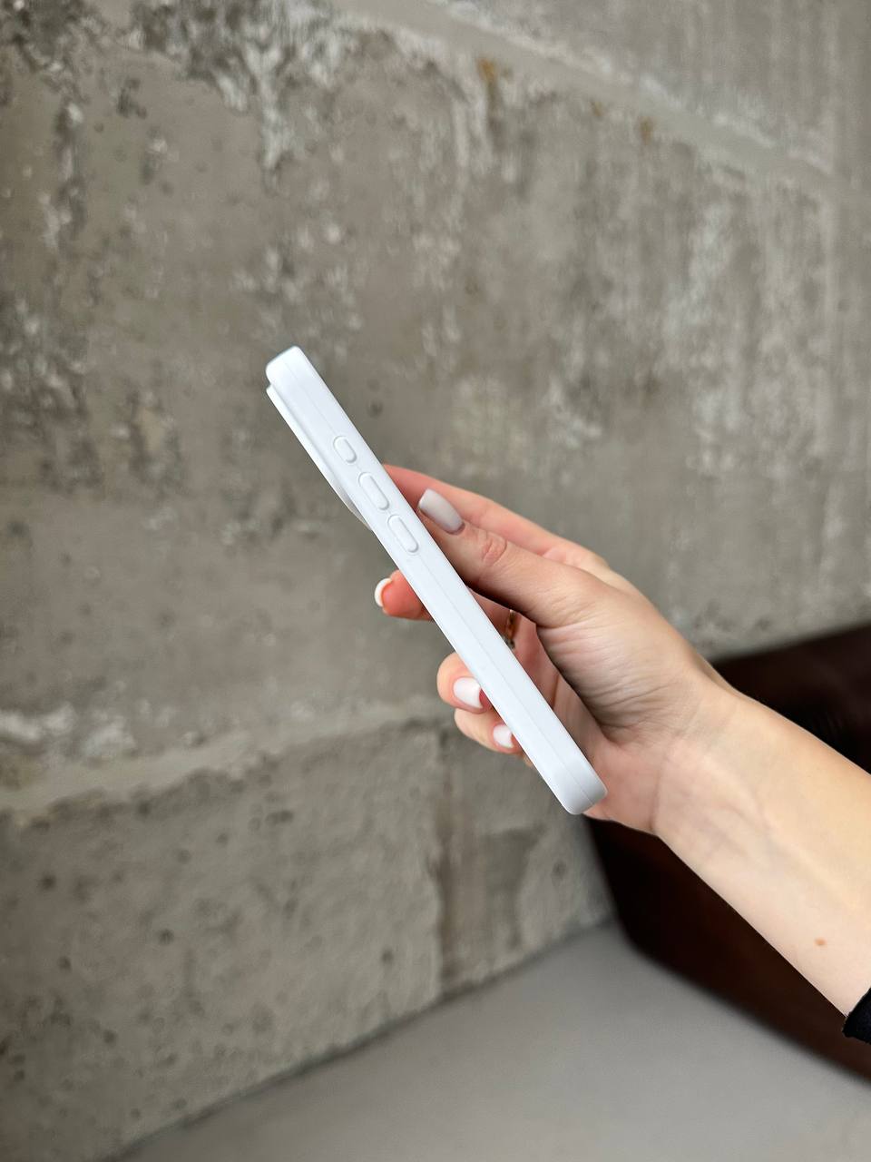 Чохол Silicone case з відкритою камерою на iPhone 17 Pro Max White (03)