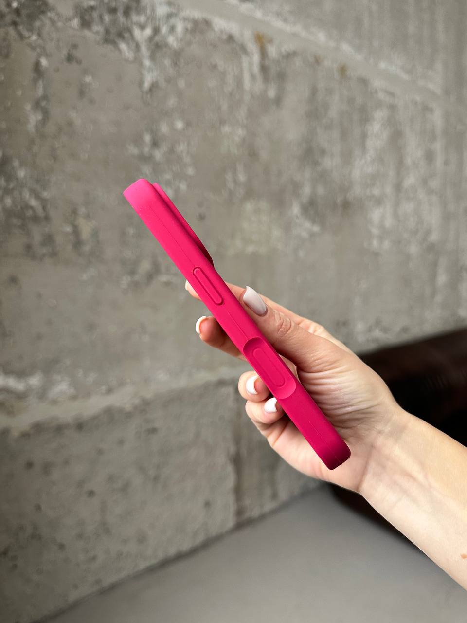 Чохол Silicone case з відкритою камерою на iPhone 17 Pro Max Wine Red (02)