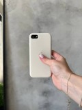 Чохол Silicone case з відкритою камерою на iPhone 7/8 Beige (16)