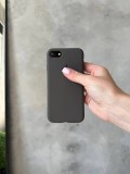 Чохол Silicone case з відкритою камерою на iPhone 7/8 Cocoa (22)