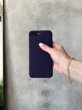 Чохол Silicone case з відкритою камерою на iPhone 7+/8+ Elderberry (32)