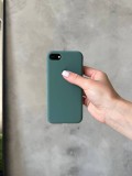 Чохол Silicone case з відкритою камерою на iPhone 7/8 Pine Green (36)