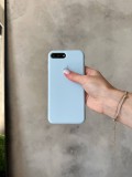 Чохол Silicone case з відкритою камерою на iPhone 7+/8+ Sky Blue (33)