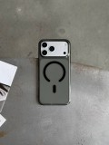 Чехол прозрачный Crystal case с Magsafe на iPhone 17 Pro Black