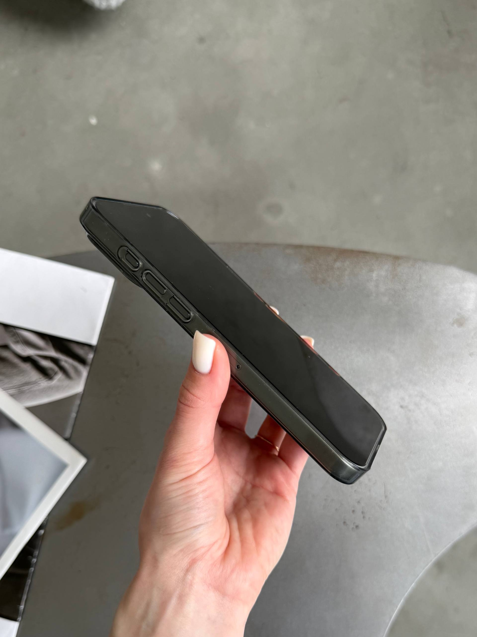 Чехол прозрачный Crystal case с Magsafe на iPhone 17 Pro Black