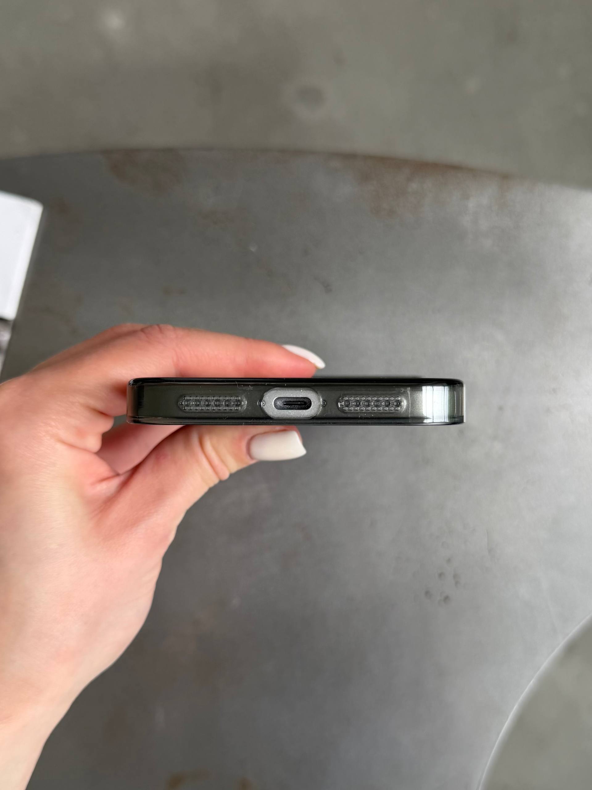 Чехол прозрачный Crystal case с Magsafe на iPhone 17 Pro Black