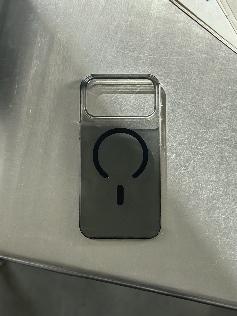 Чехол прозрачный Crystal case с Magsafe на iPhone 17 Pro Black