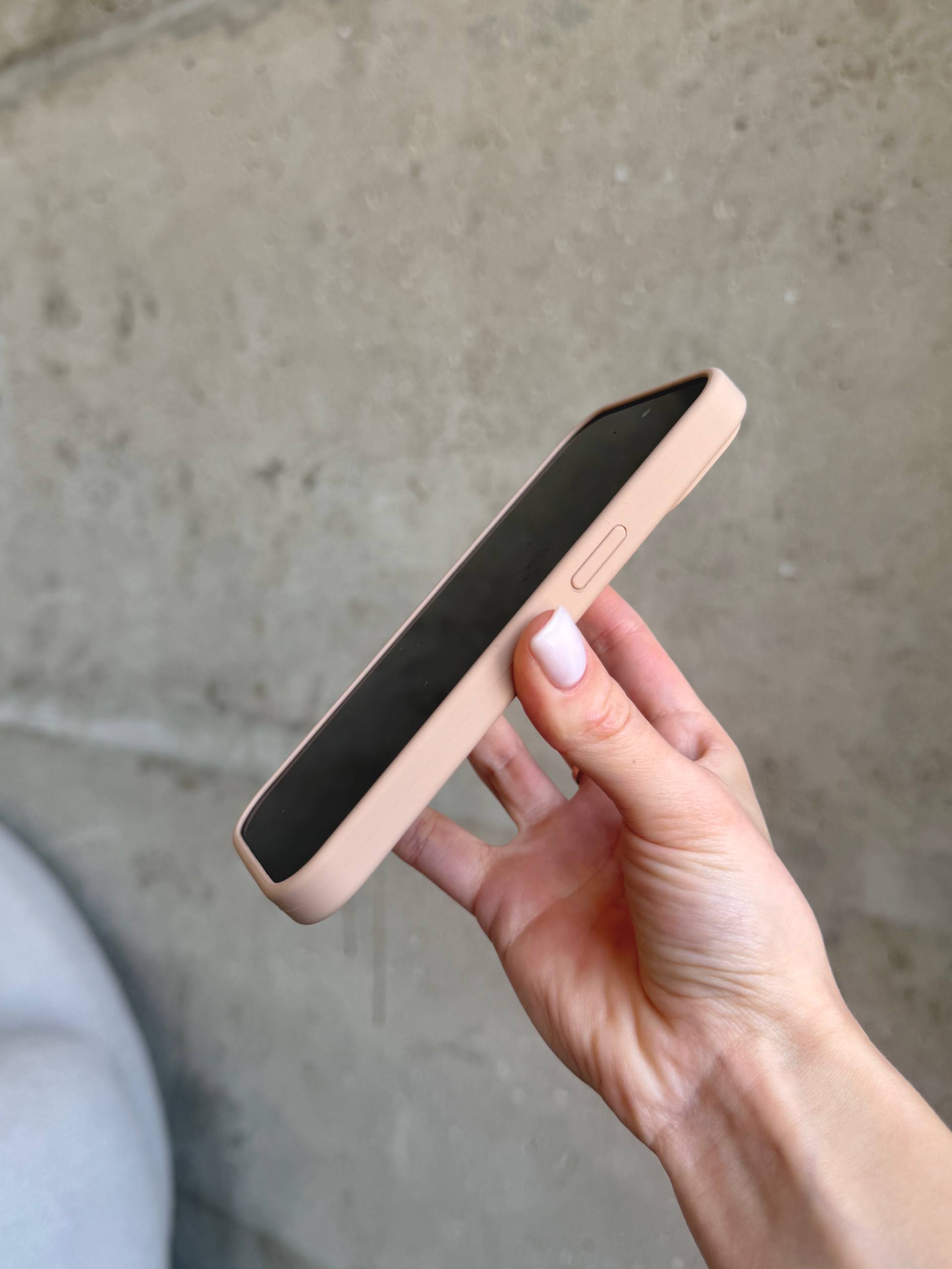 Чехол Silicone case с закрытой камерой на iPhone 13 Mini Desert #62
