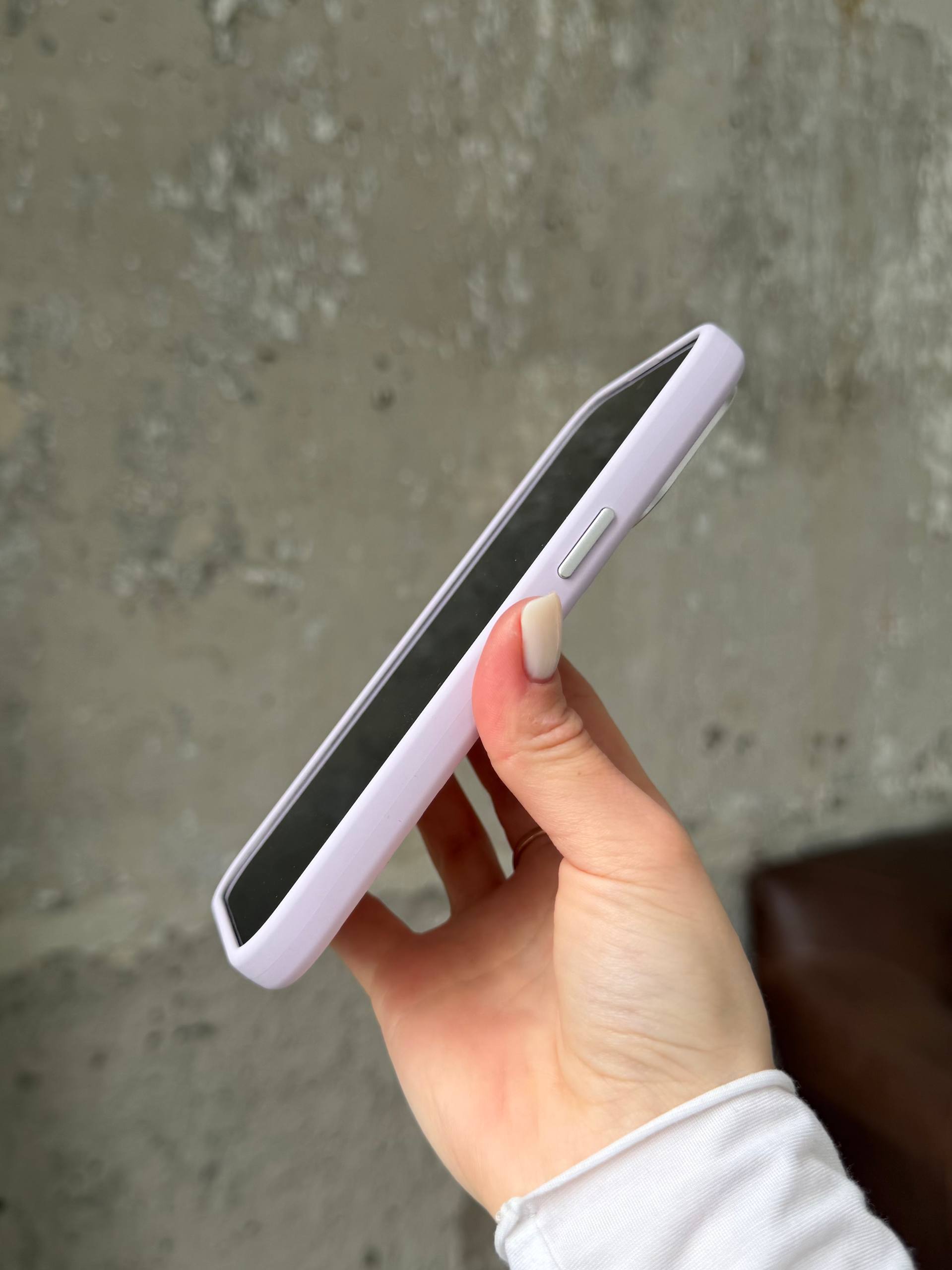 Чохол Flower Silicone Case з Magsafe на iPhone 16 Pro Light Purple (07)