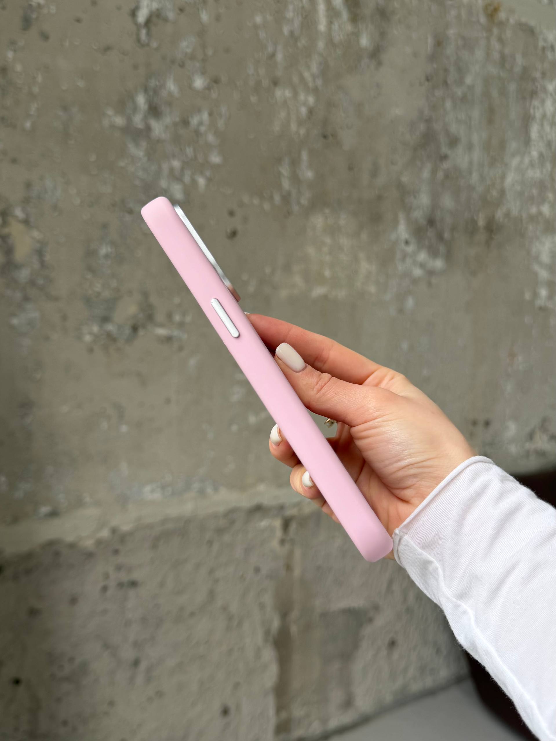 Чохол Flower Silicone Case з Magsafe на iPhone 15 Pro Max Pink (01)