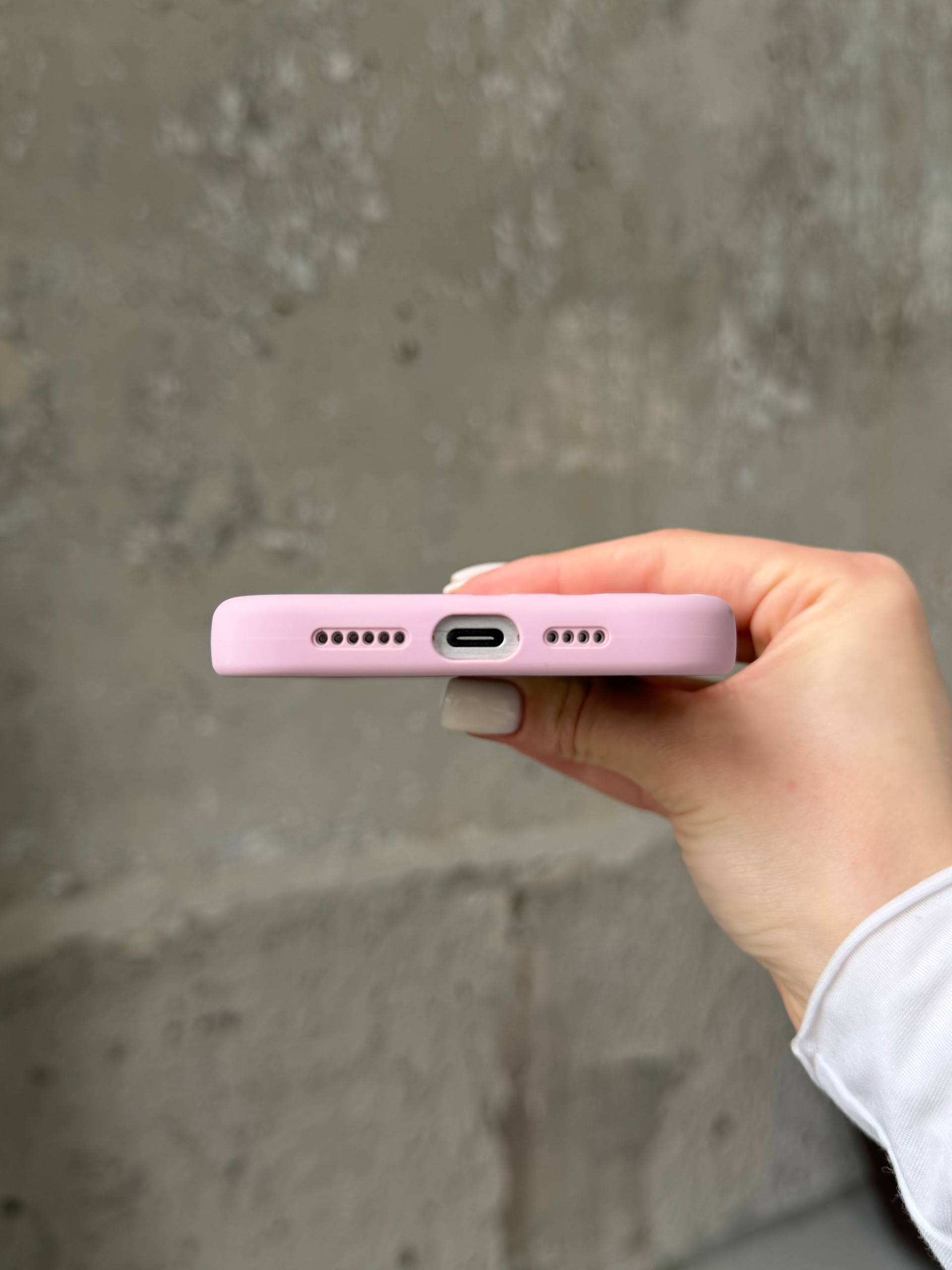 Чохол Flower Silicone Case з Magsafe на iPhone 16 Pro Pink (01)
