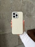 Чохол Flower Silicone Case з Magsafe на iPhone 16 Pro Antique White (05)